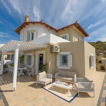 Full View In A Luxury House Villa Kalamaki  Exterior foto