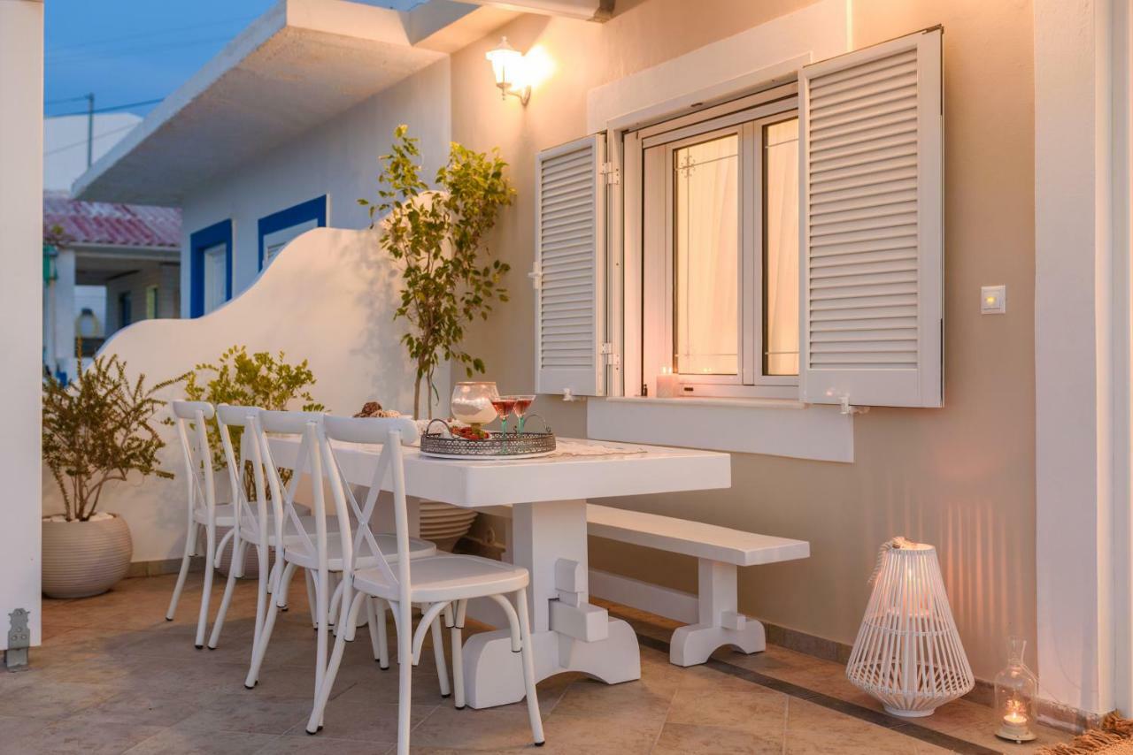 Full View In A Luxury House Villa Kalamaki  Exterior foto