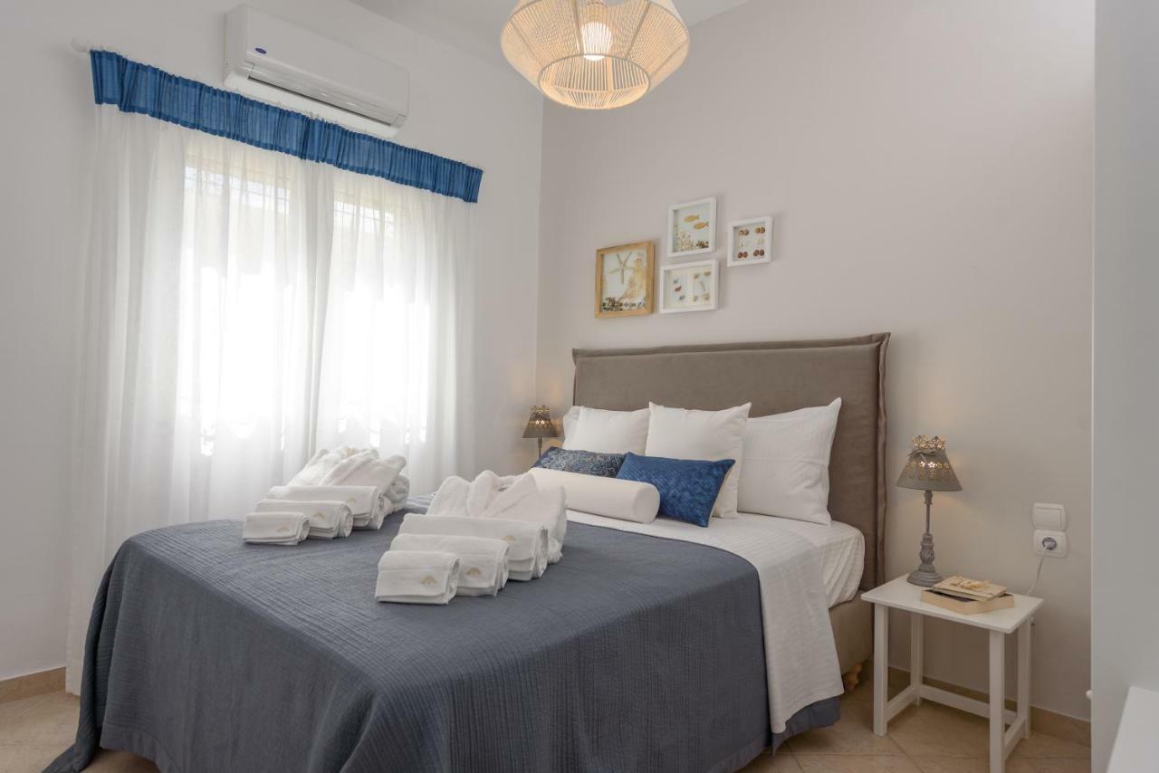 Full View In A Luxury House Villa Kalamaki  Exterior foto